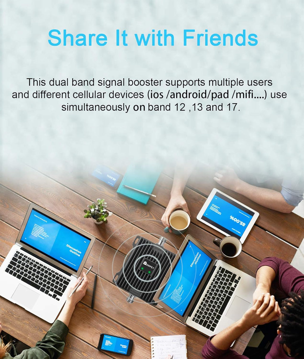 Cell Phone Signal Booster for Home up to 5500 sqft O92494