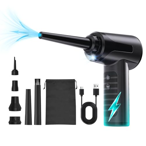 Cordless Electric Air Duster 100000RPM Black O9274