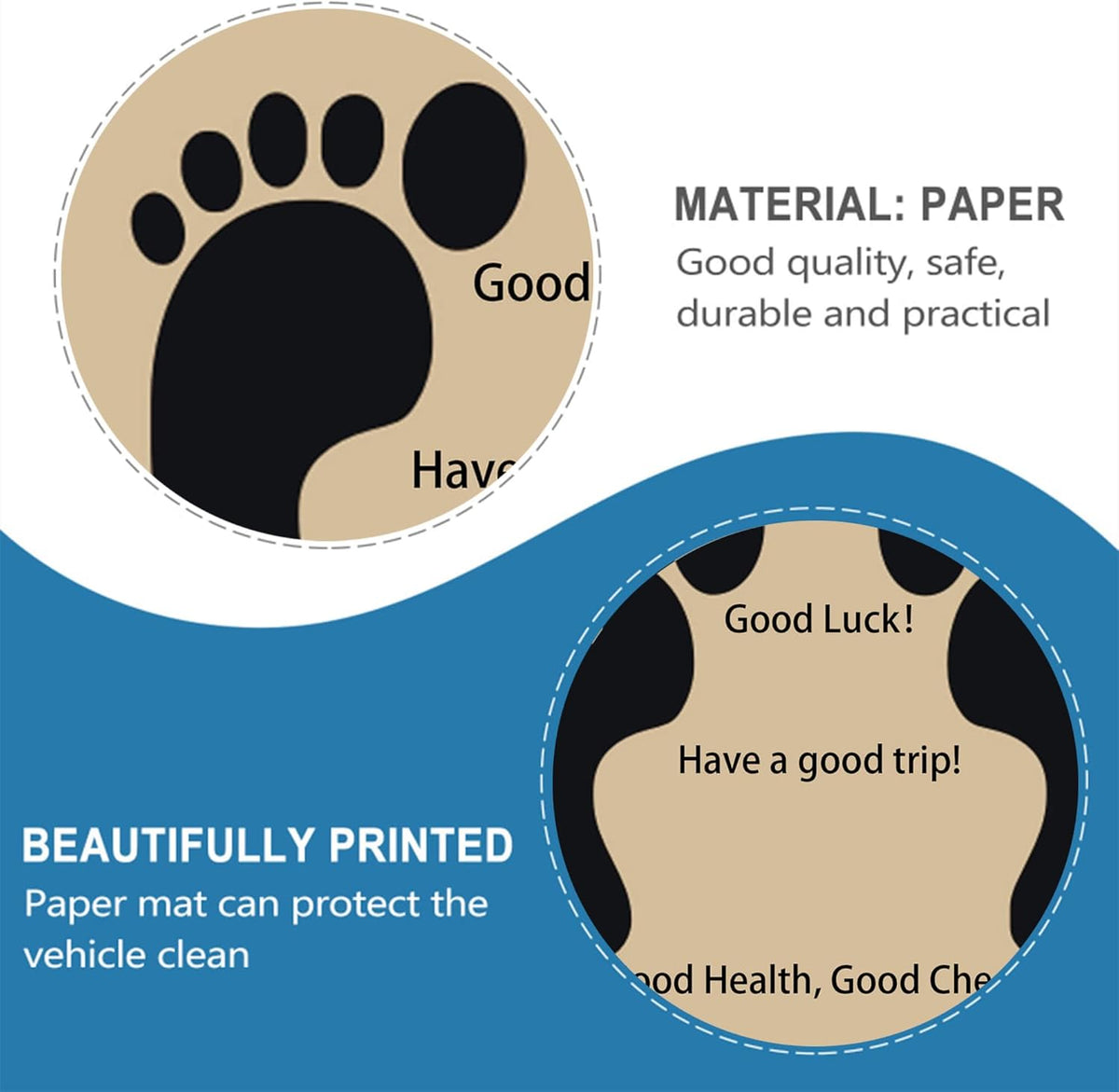 Disposable Paper Car Floor Mats E692