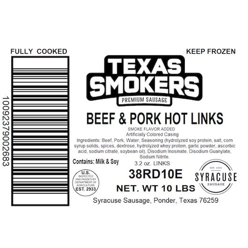 Red Hot Link, 10 Pound W53286