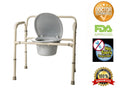 Gray Heavy Duty Bariatric Commode Chair G5249