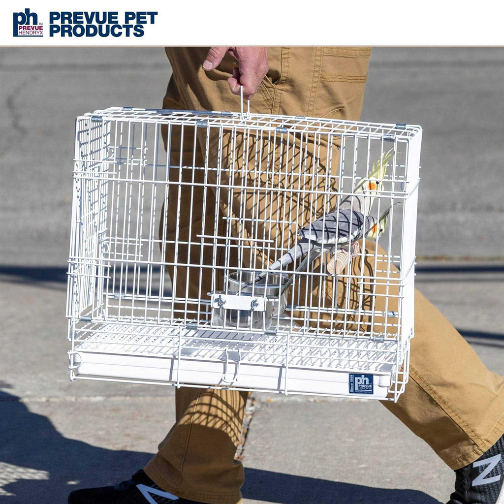 White Travel Bird Cage F725