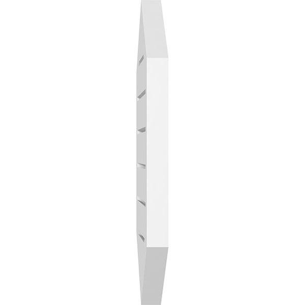 PVC Gable Vent 4/12 Pitch X9160