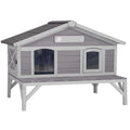 Wooden Cat House S8676