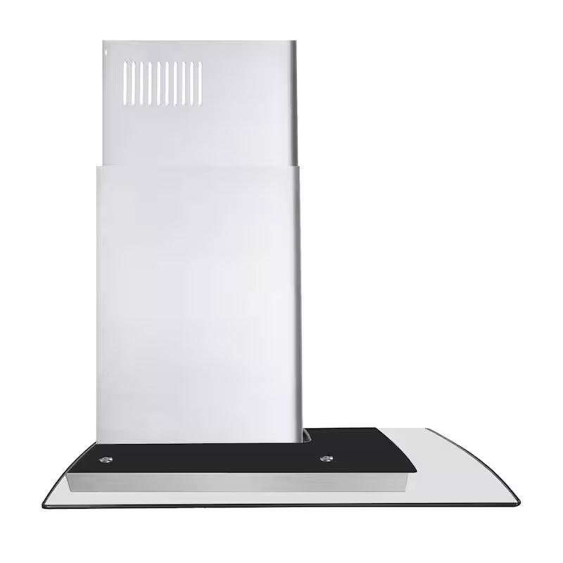 30 in. Stainless Steel Wall Mount Range Hood with LED Lighting O512