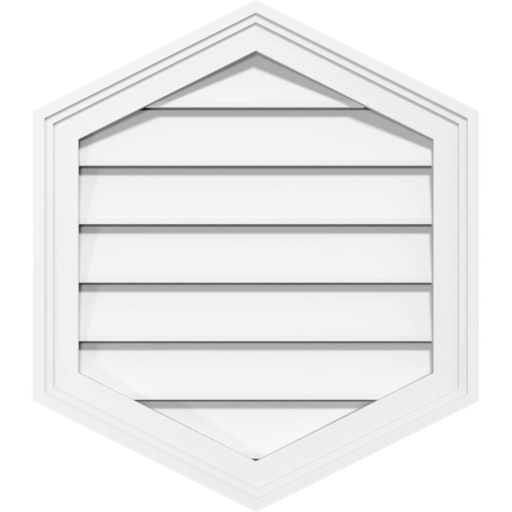 PVC Gable Vent 4/12 Pitch X9160