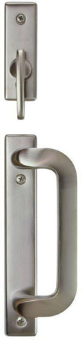2-Panel Gliding Patio Door Hardware Set in Satin Nickel C50959