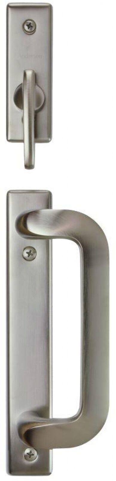 2-Panel Gliding Patio Door Hardware Set in Satin Nickel C50959