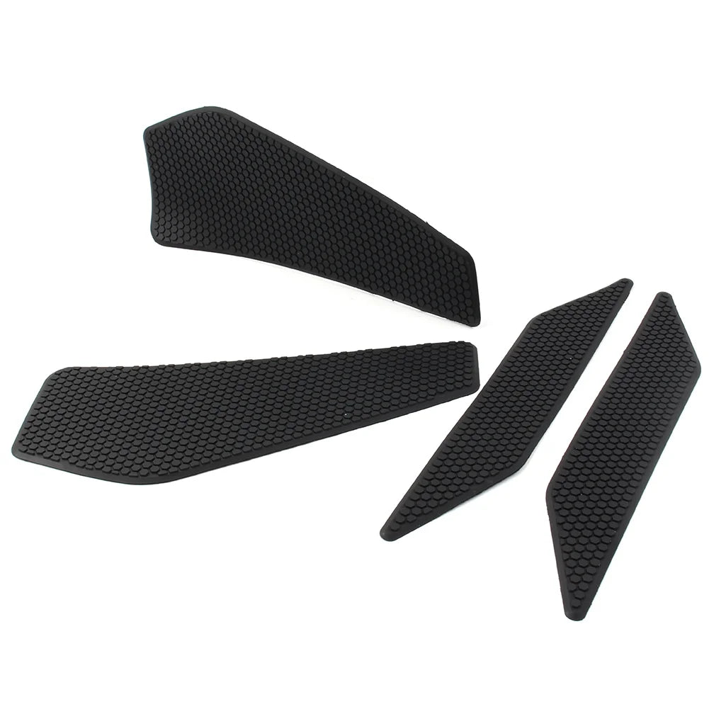 4x Motorbike Side Tank Traction Grips Pads S766