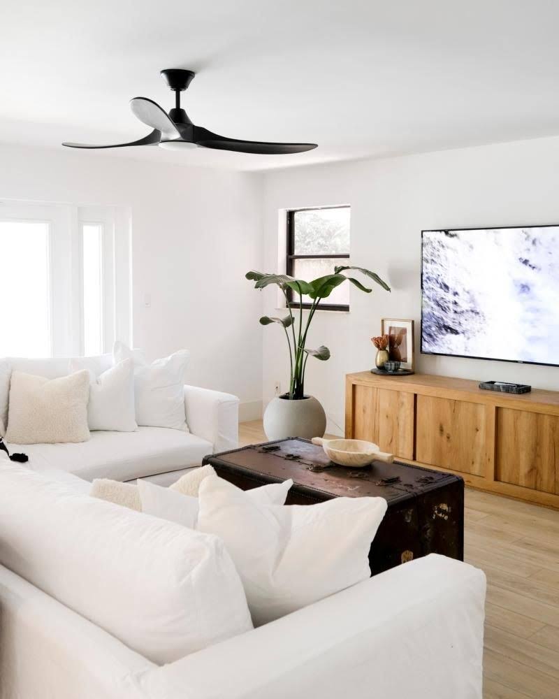Brushed Steel LED Ceiling Fan P601