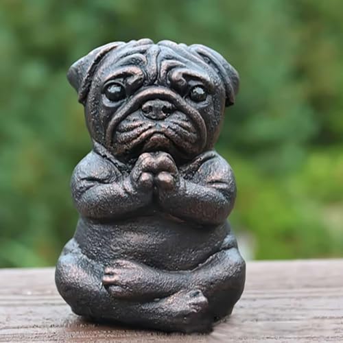 Large Meditation Sitting Dog Statue D206