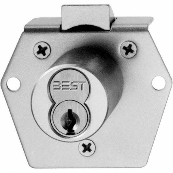 Satin Chrome Cabinet Lock P10207