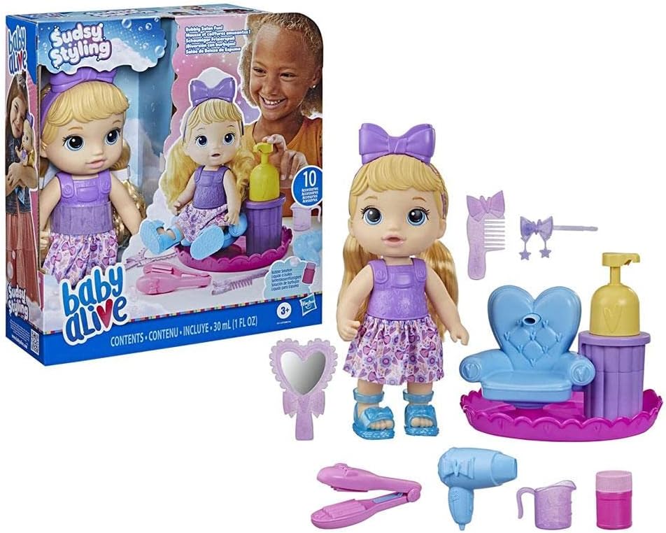 Blonde Hair 12-Inch Salon Chair Doll A262038
