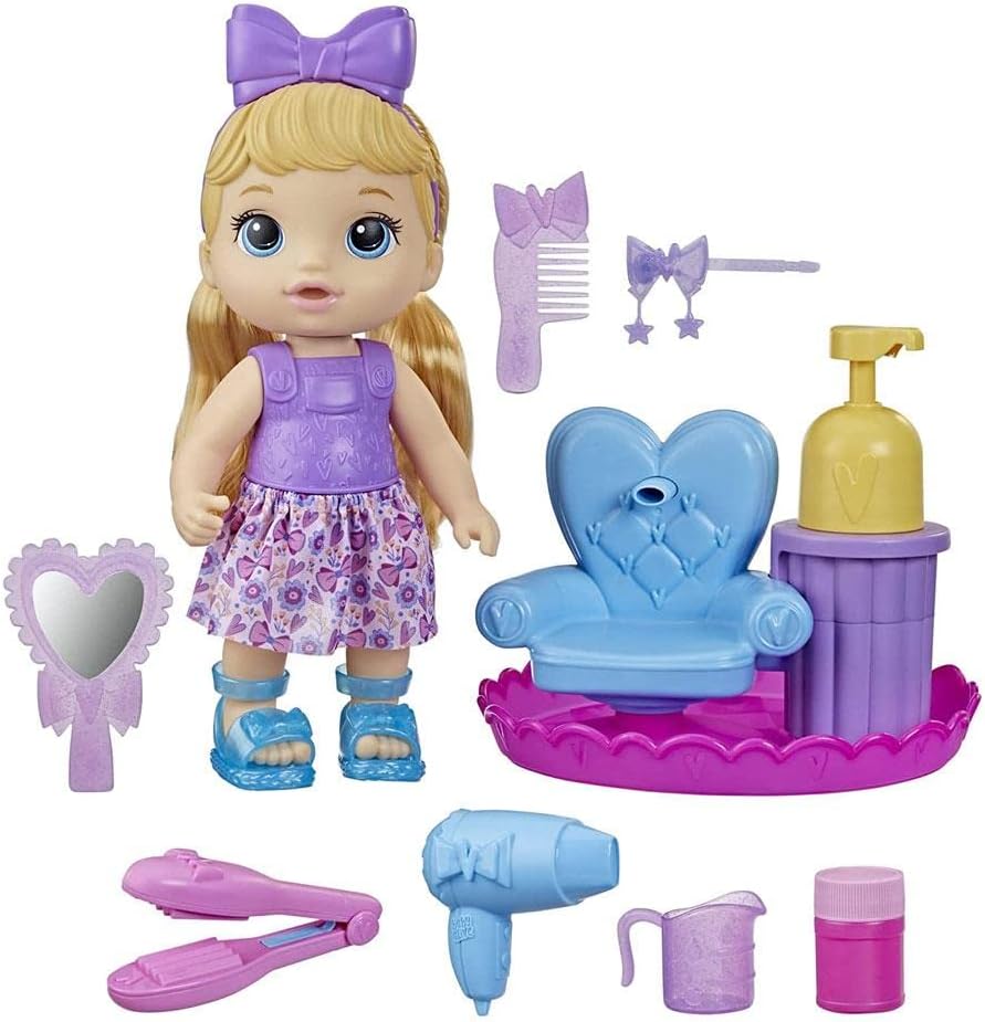 Blonde Hair 12-Inch Salon Chair Doll A262038