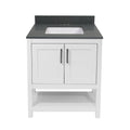 25 in. Bath Vanity with Quartz Stone Vanity Top and Backsplash Y6917