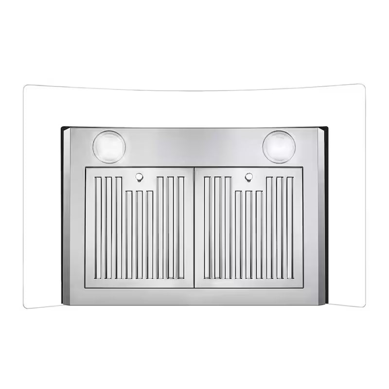 30 in. Stainless Steel Wall Mount Range Hood with LED Lighting O512