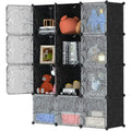 14'' x 14'' 12 Cube Storage Organizer with Doors X73900