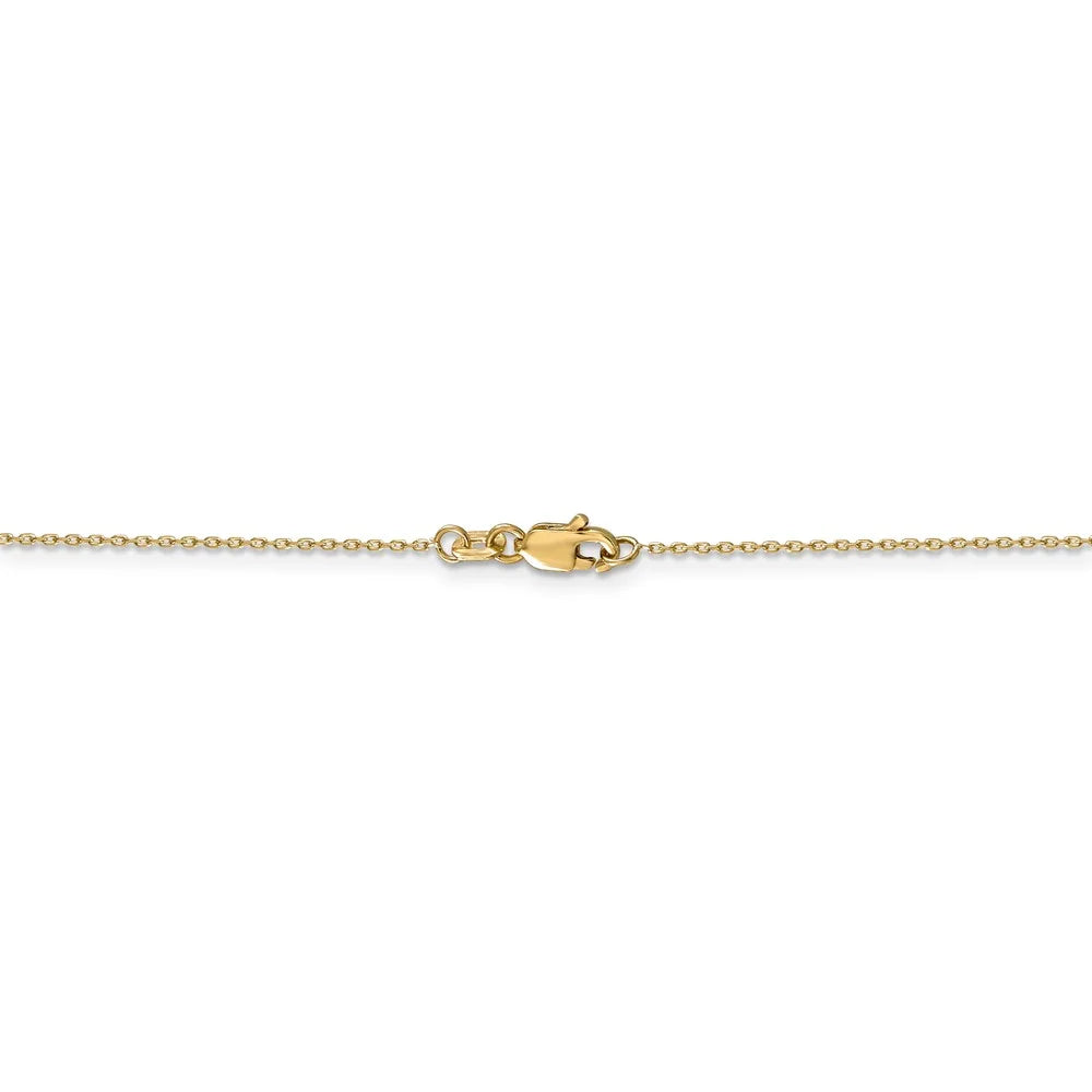 14k Yellow Gold Southern Miss Small Necklace - 20 Inch W22070