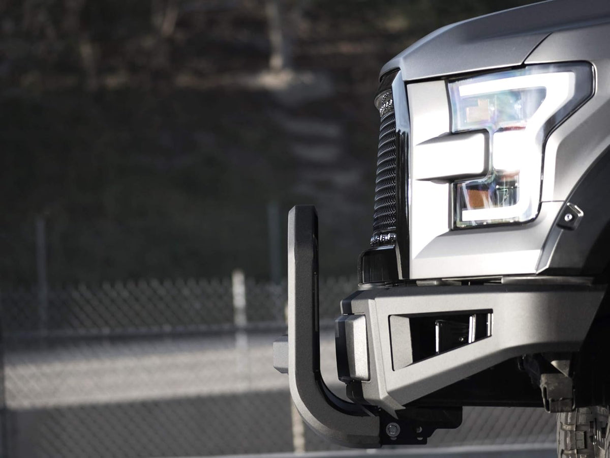 Matte Black Bull Bar with LED D2985