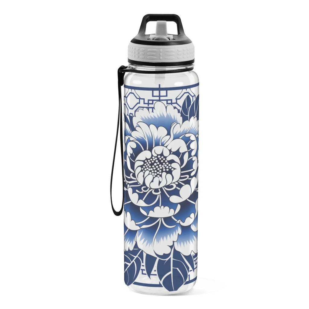 32oz Tritan Clear Water Bottle with Straw K9301