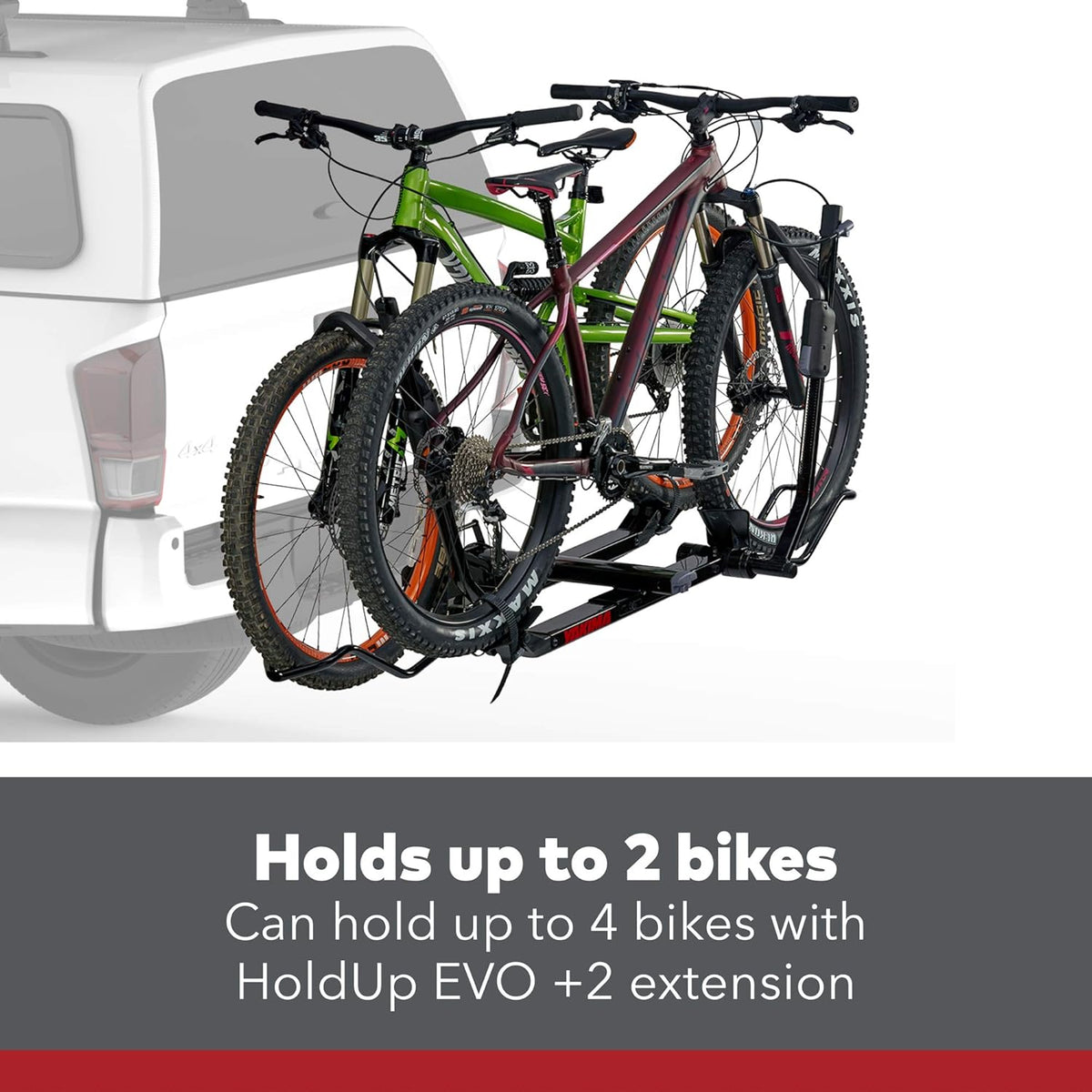 2 Bike Capacity Hitch Mounted Tray Bike Rack O205172