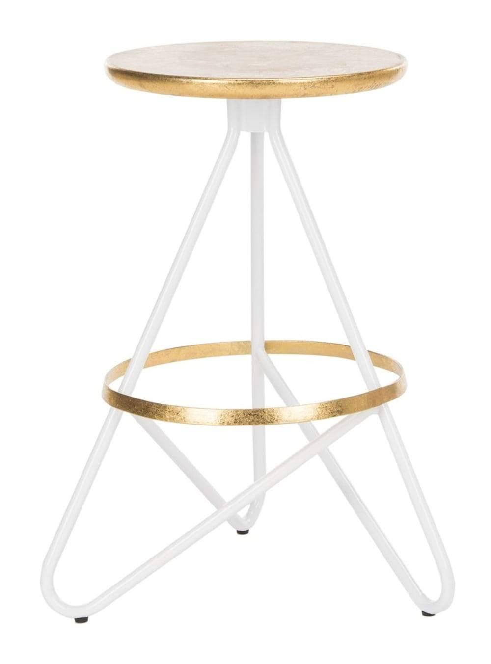 Silver Counter Stool M6268