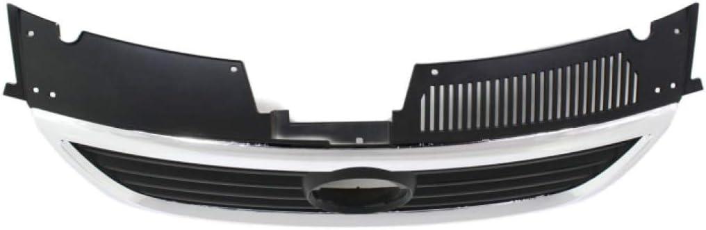 Chrome Shell Grille Assembly with Black Insert for Volkswagen Passat 2006-2010 S618869