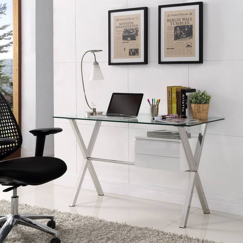White Office Desk S717628