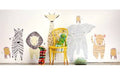 8 Piece Safari Animal Wall Decal Set N91313