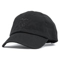 Black Unstructured USMC Hat with 3D Embroidery C14112