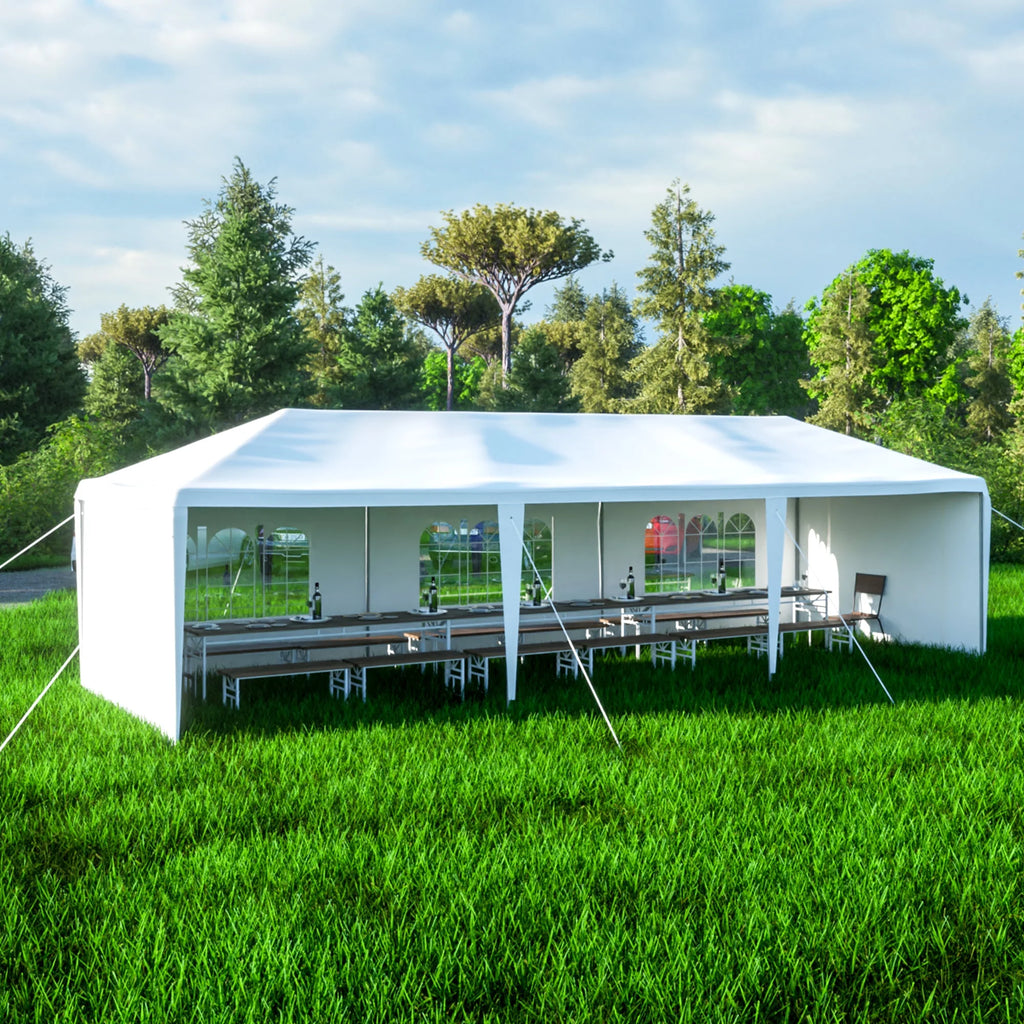 10x30' Outdoor Canopy Tent with 5 Removable Sidewalls I993740
