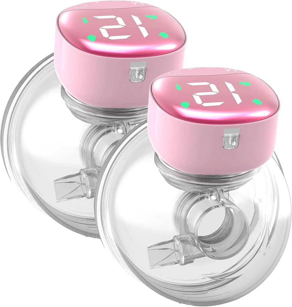2 Portable Wearable Electric Breast Pumps E584