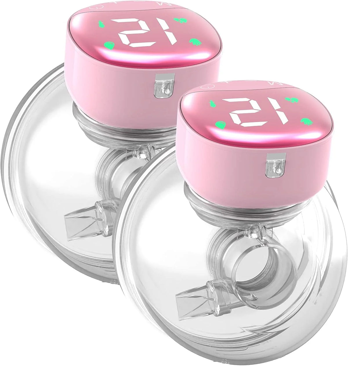 2 Portable Wearable Electric Breast Pumps E584