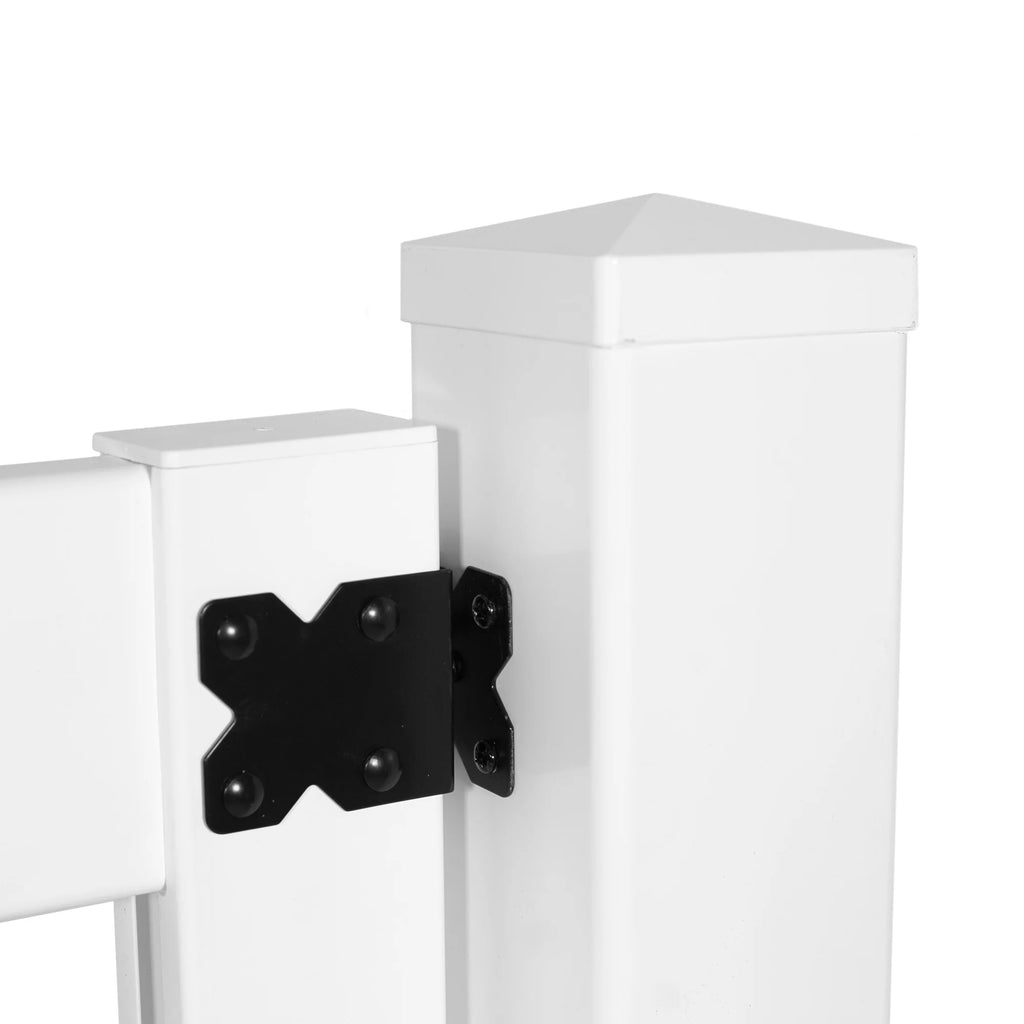 White Vinyl Picket Fence Gate O296