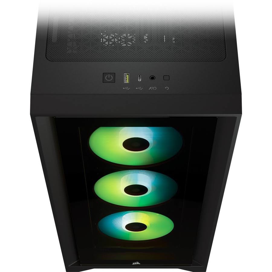 Black Tempered Glass Mid-Tower ATX Case D91233