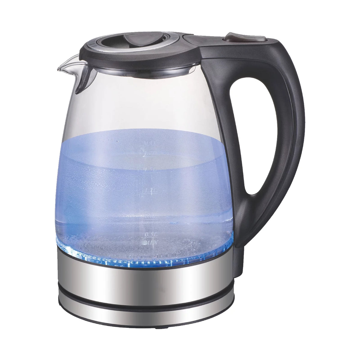 1.7L 1500W Glass Electric Kettle with Auto Shut-Off F27377