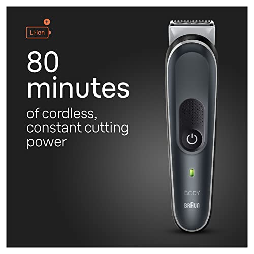 Body Groomer for Men, 2 Combs, Washable K31825