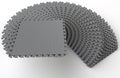 1 In. Thick EVA Foam Interlocking Exercise Mat, 18 Piece Black S7083