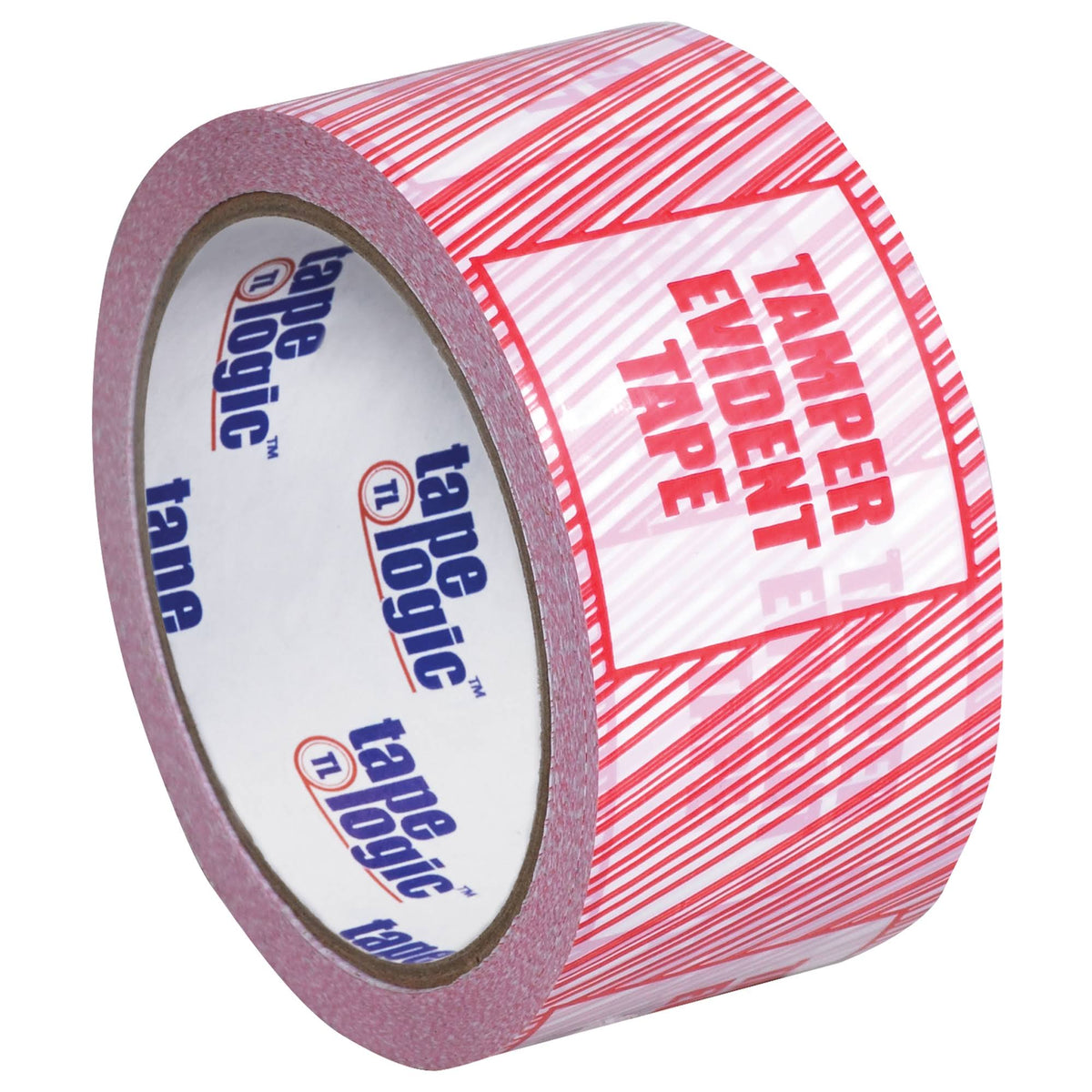 Security Tape, 3x22 x 110 yds, Red/White, 24/Case S3670