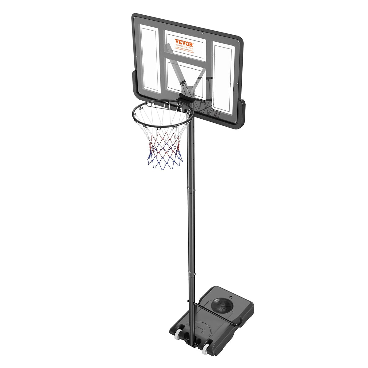 Basketball Hoop Adjustable Height Backboard System L79421