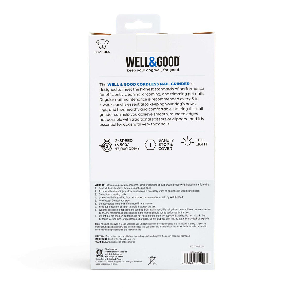 Medium to Large Dog Nail Grinder Y976608