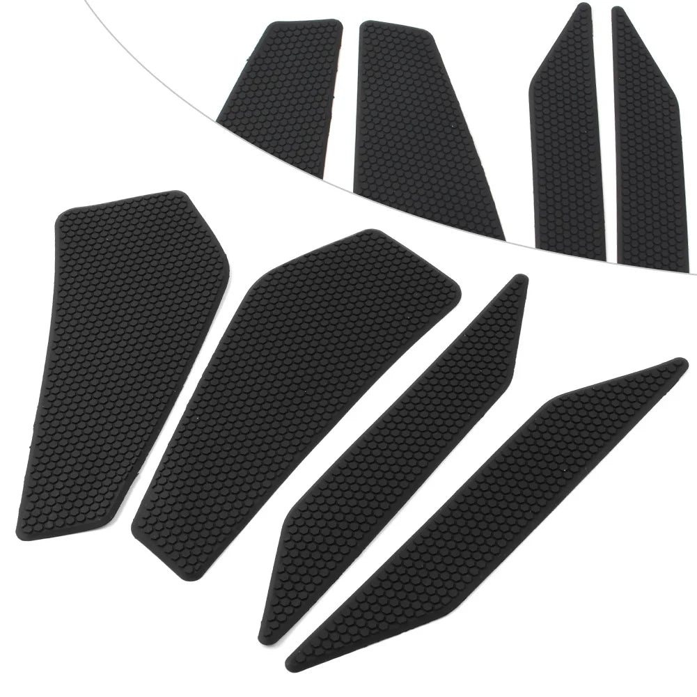 4x Motorbike Side Tank Traction Grips Pads S766
