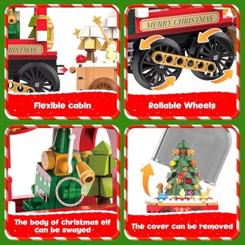 Christmas Train Building Blocks Set 1041 PCS V41829