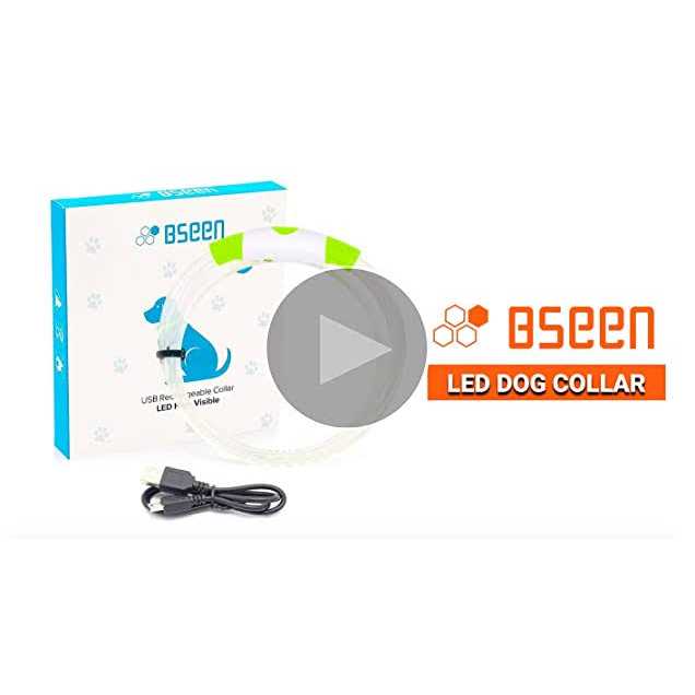 Light Rechargeable LED Dog Collar U233