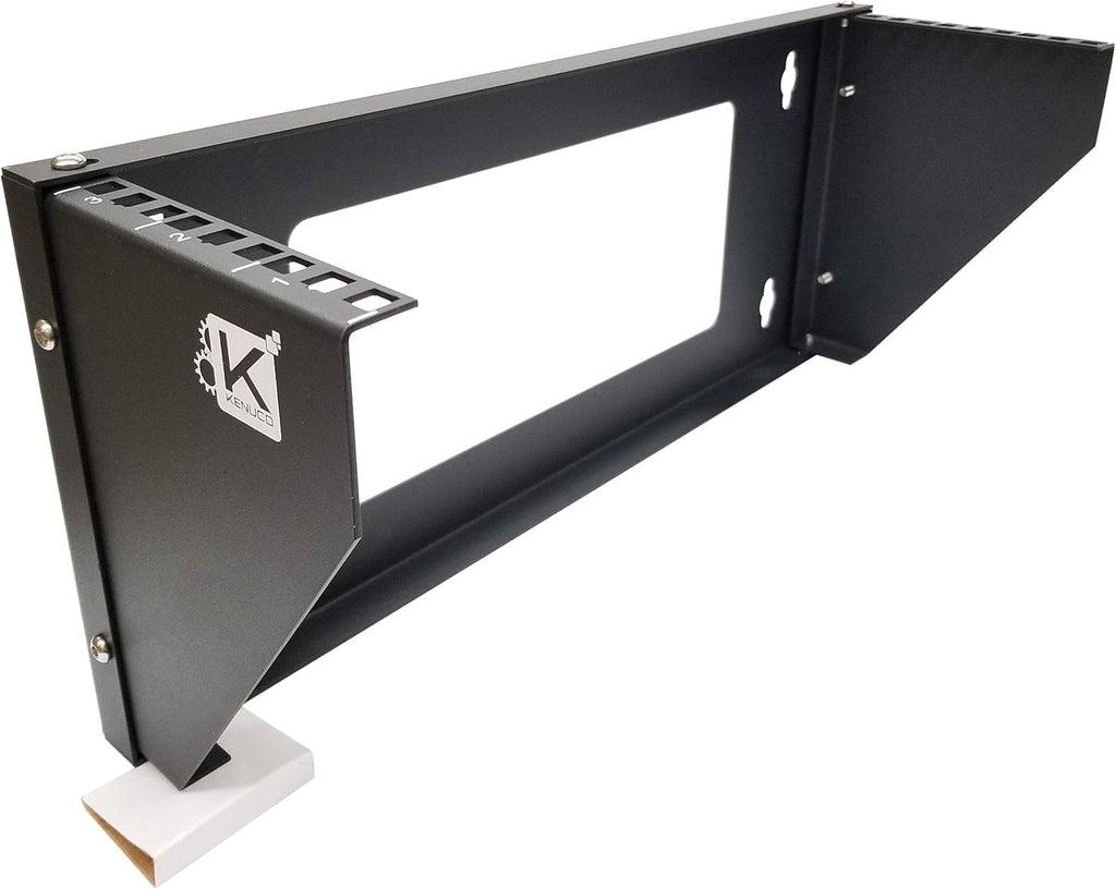 19 Inch Steel Vertical Rack Wall Mountable Server Rack Mount (Black-6U) S628