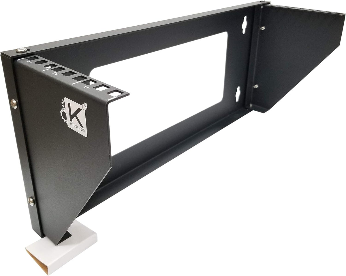 19 Inch Steel Vertical Rack Wall Mountable Server Rack Mount (Black-6U) S628