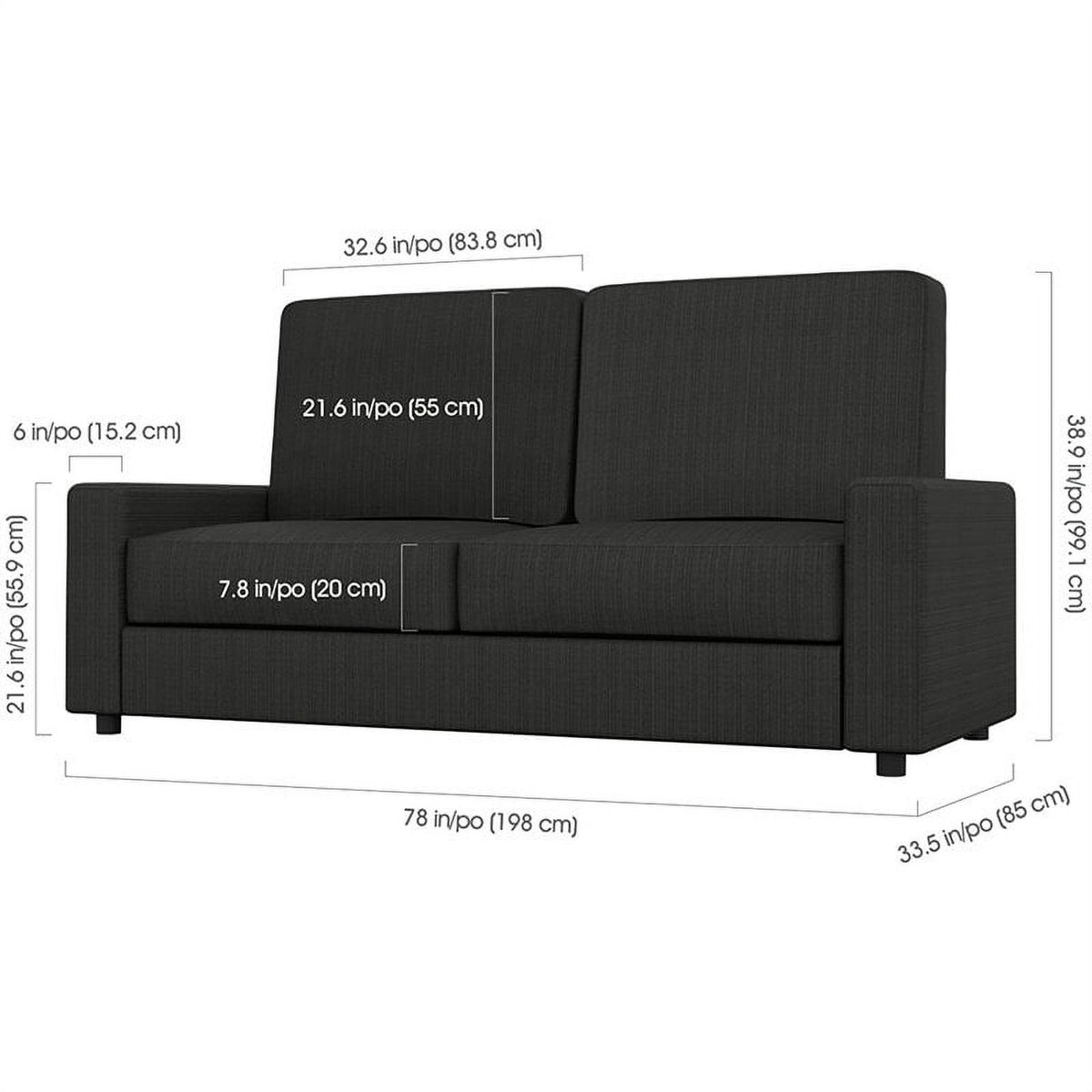 White Gray Wood Queen Murphy Bed with Sofa X82024