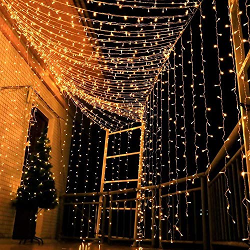 300 LED Curtain String Light, Warm White C850728