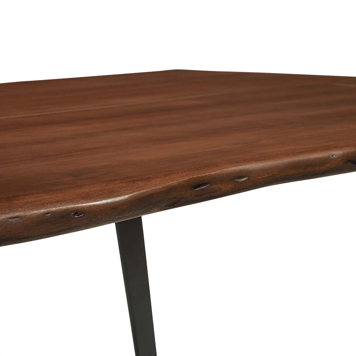 60" Live Edge Acacia Wood Dining Table R3328