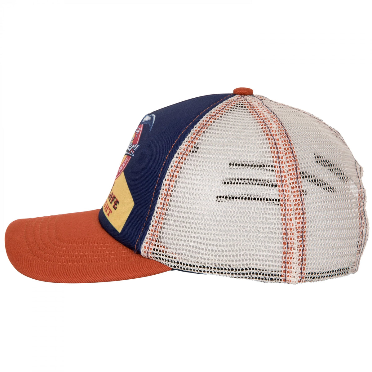 Vintage Label Mesh Back Snapback Hat A89751